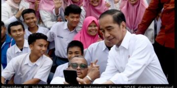 Jokowi Optimis Indonesia Emas 2045 Bisa Terwujud