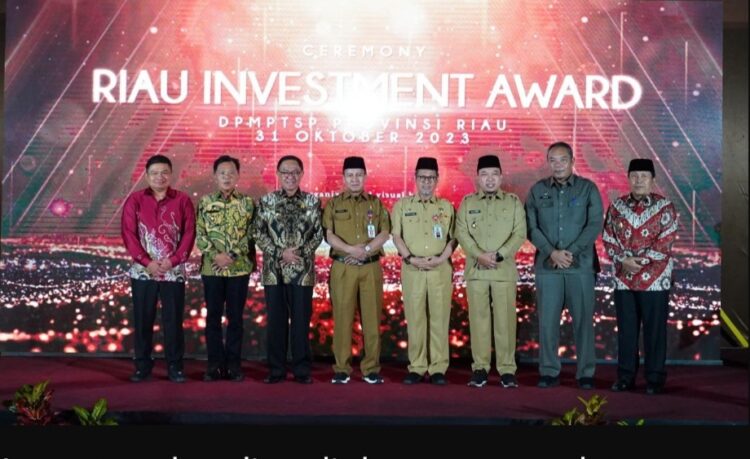 Riau Investment Award 2023, Pelalawan Raih Anugerah Realisasi Investasi PMA PMDN