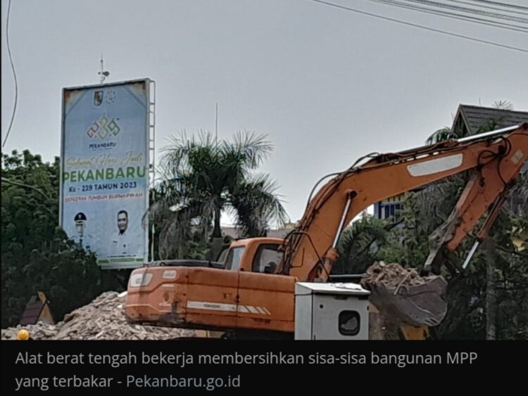Pembongkaran dan Pembersihan MPP Terbakar Ditargetkan Tuntas November