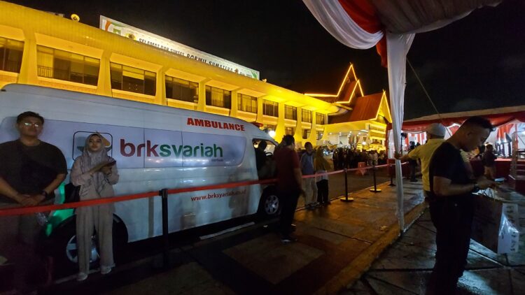 Ambulance BRK Syariah Standby Saat Acara Pembukaan Porwil Sumatera XI