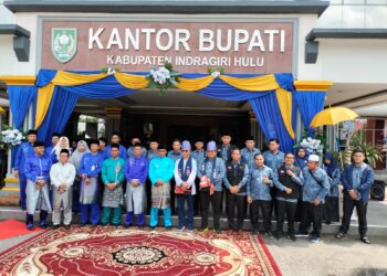 Disambut Meriah, Rombongan Kafilah MTQ Kota Pekanbaru Sudah Tiba di Kabupaten Indragiri Hulu
