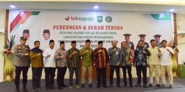 RKB Universitas Pasir Pangaraian dari Program CSR BRK Syariah Diresmikan Plt Gubri