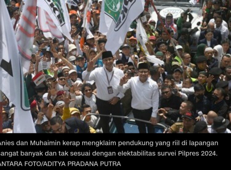 Kenapa Massa Anies-Imin Membeludak di Lapangan Tapi Anjlok di Survei?