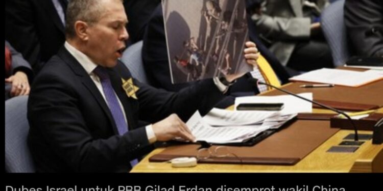 China Semprot Wakil Israel di DK PBB karena Dianggap Tidak Sopan