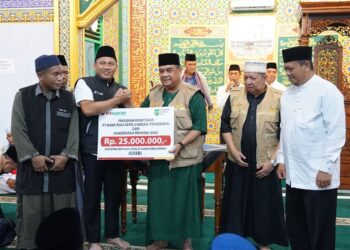 Kegiatan GSSB Bersama Gubri, BRK Syariah Serahkan Bantuan Program Kemitraan
