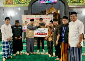 Berkah GSSB, Mesjid Raya Teluk Kuantan Dapat Bantuan Dari BRK Syariah.