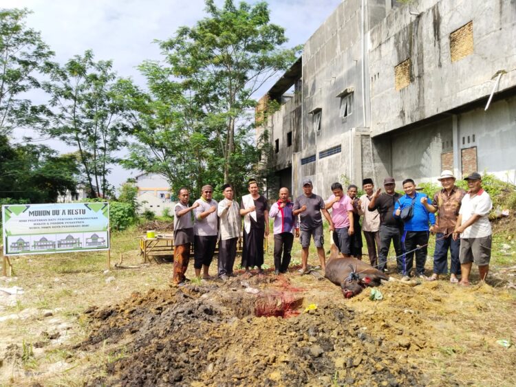Persiapan Acara Peletakan Batu Pertama Pembangunan Masjid dan Pesantren Nurul Yaqin Pekanbaru – Riau