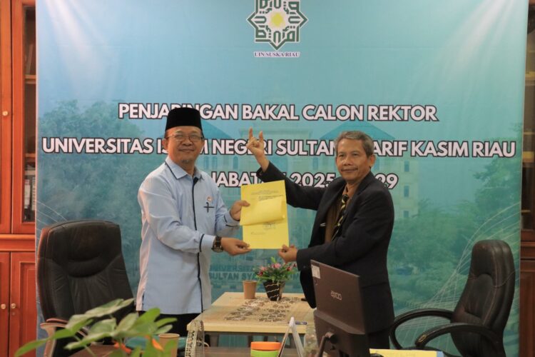 Prof Saefudin Daftarkan Diri Sebagai Calon Rektor UIN Suska Riau Periode  2025-2029