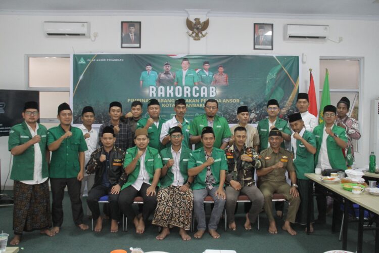 PC GP Ansor Kota Pekanbaru Gelar Rakor di Rumah Toleransi PW GP Ansor Riau