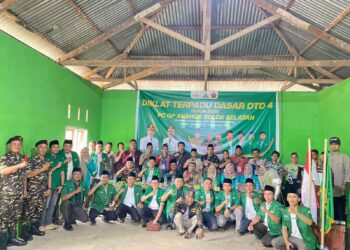 Tanamkan Cinta Tanah Air, GP Ansor Solok Selatan Resmi Buka DTD ke-04