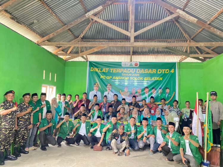 Tanamkan Cinta Tanah Air, GP Ansor Solok Selatan Resmi Buka DTD ke-04
