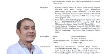 Diduga Relawan GARDA AMAN, THL RS Madani Pekanbaru Putus Kontrak