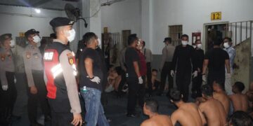 Razia Gabungan Digelar di Rutan Kelas I Pekanbaru Pasca Video Viral, 320 Personil Dikerahkan
