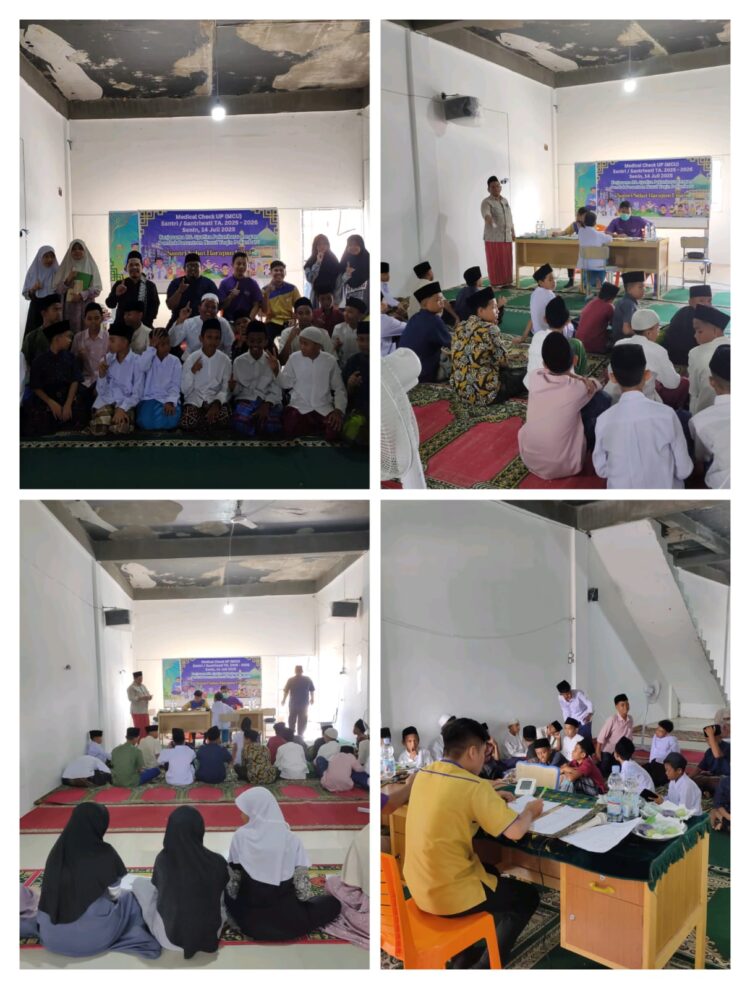 Santri Sehat, Pesantren Kuat: PPNY Pekanbaru Gelar Cek Kesehatan Bersama RS Syafira