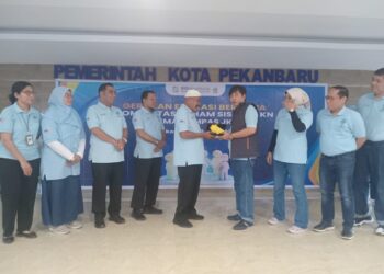 GERAKAN EDUKASI BERSAMA KOMUNITAS PAHAM SISTEM JKN( Gema Kompas JKN) JPKP RIAU SEBAGAI GARDA JKN