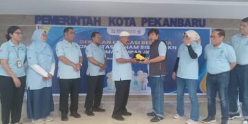 GERAKAN EDUKASI BERSAMA KOMUNITAS PAHAM SISTEM JKN( Gema Kompas JKN) JPKP RIAU SEBAGAI GARDA JKN