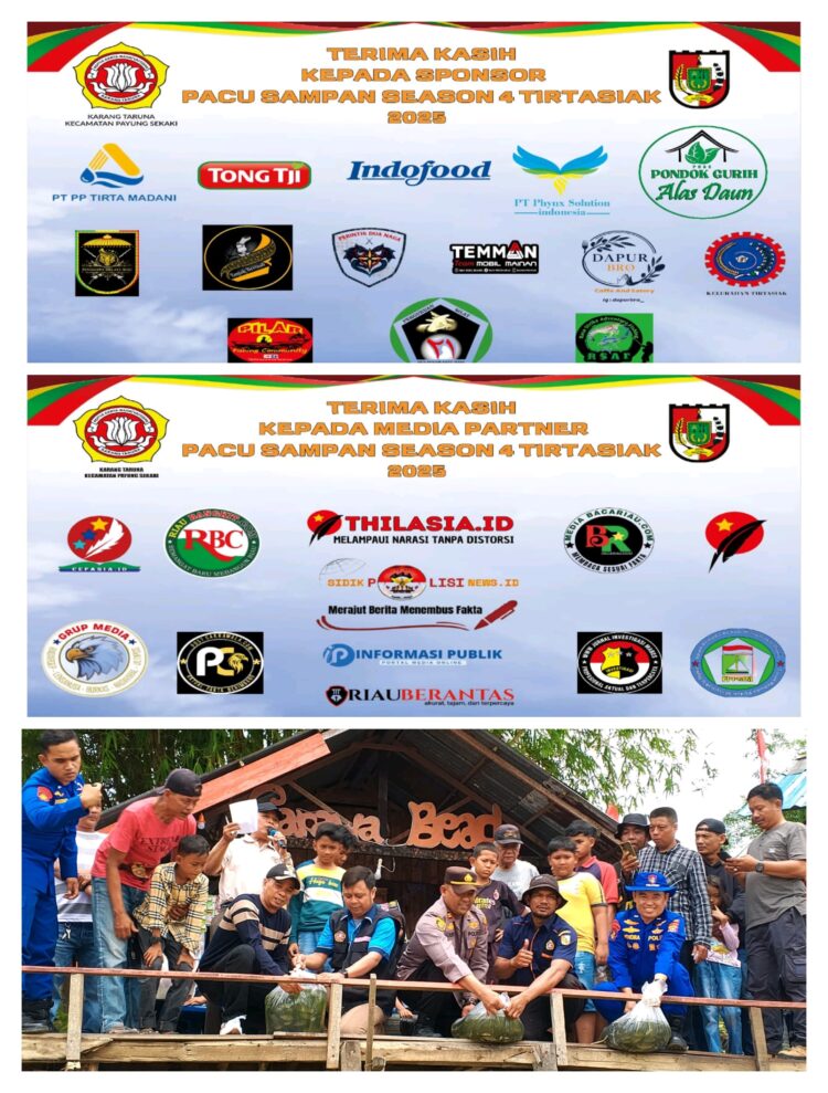 Pemuda Kreatif Membangun kampung Gelar Lomba Pecu sampan Season 4 di Sungai Siak