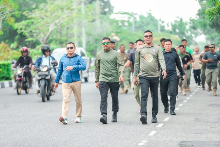 *Giat Olahraga Satpol PP Provinsi Riau, Ditutup dengan Adu Sprint Antarbidang