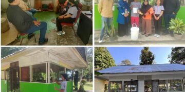 PSDKU Siak Tingkatkan Fasilitas Bank Sampah Pelangi dengan Cat Ramah Lingkungan