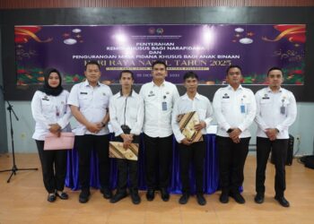 Rutan Kelas I Pekanbaru Berikan Remisi Khusus Natal 2025 kepada 77 Narapidana