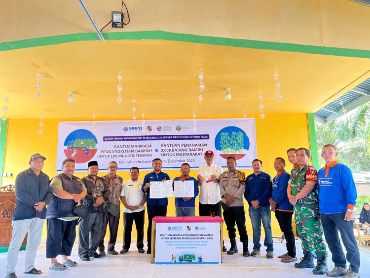 Kado Akhir Tahun 2025:MRPR Wujudkan Industri Tenayan Bersih dan Hijau Melalui Program CSR