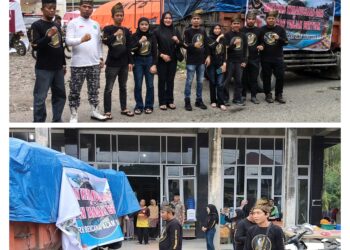 Dari Riau ke Tanah Minangkabau, Yayasan Tanjak Bertuah salurkan Bantuan Ke Tiga Posko Bencana Palambaian, Kabupaten Agam 