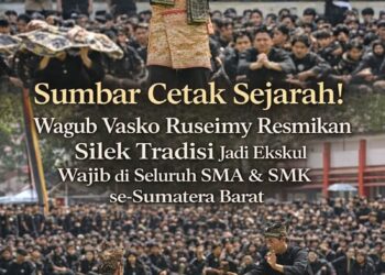 Sumbar Cetak Sejarah! Wagub Vasko Ruseimy Resmikan Silek Tradisi Jadi Ekskul Wajib di Seluruh SMA & SMK se-Sumatera Barat