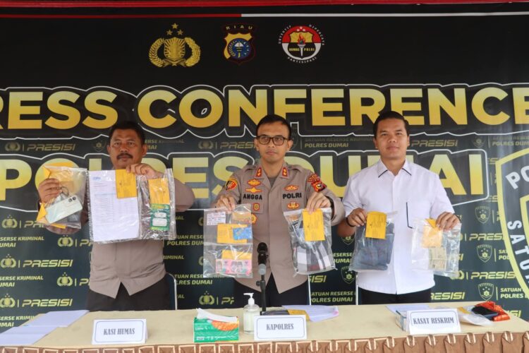 Sat Reskrim Polres Dumai Ungkap Kasus Pencurian Modus Ganjal ATM, Pelaku Ditangkap di Sumatera Utara
