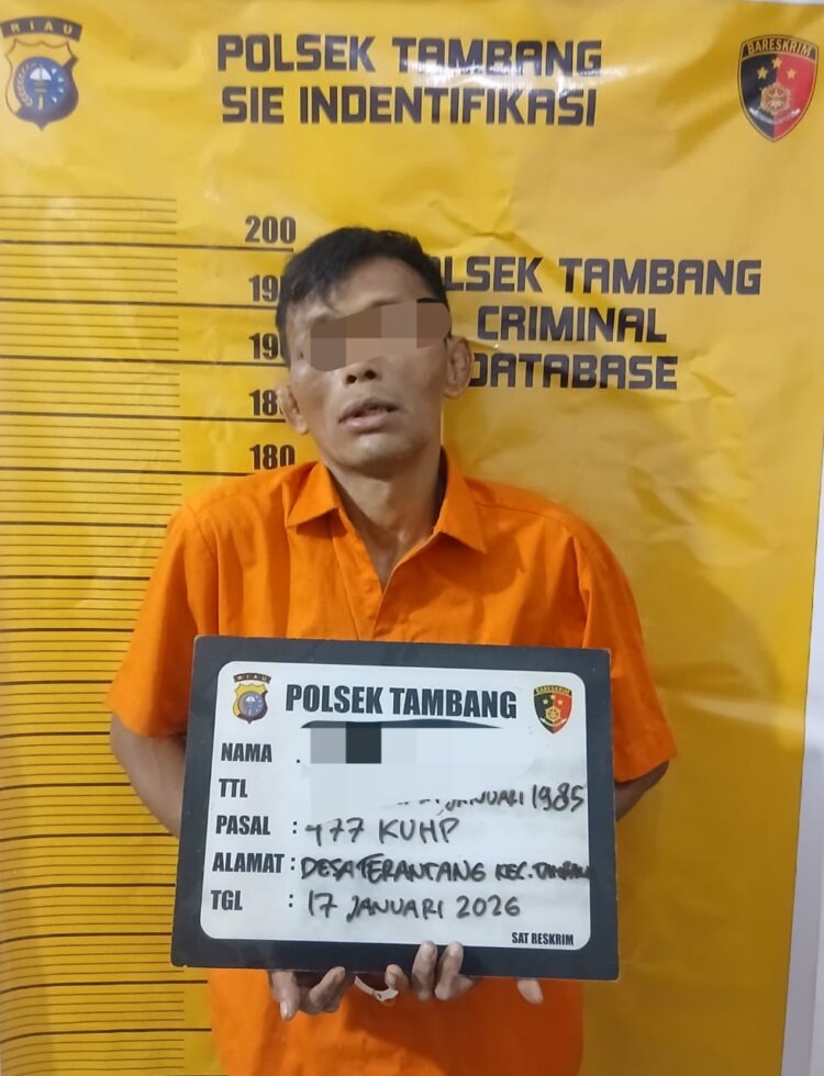 Polsek Tambang Tangkap Pelaku Curanmor Yang Beraksi di 18 TKP