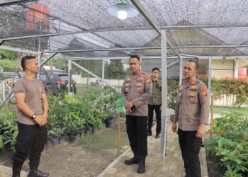 Polres Kampar Lestarikan Lingkungan, Wakapolres Pantau Kondisi Bank Pohon Setia, Kompol Rizki: Investasi Masa Depan