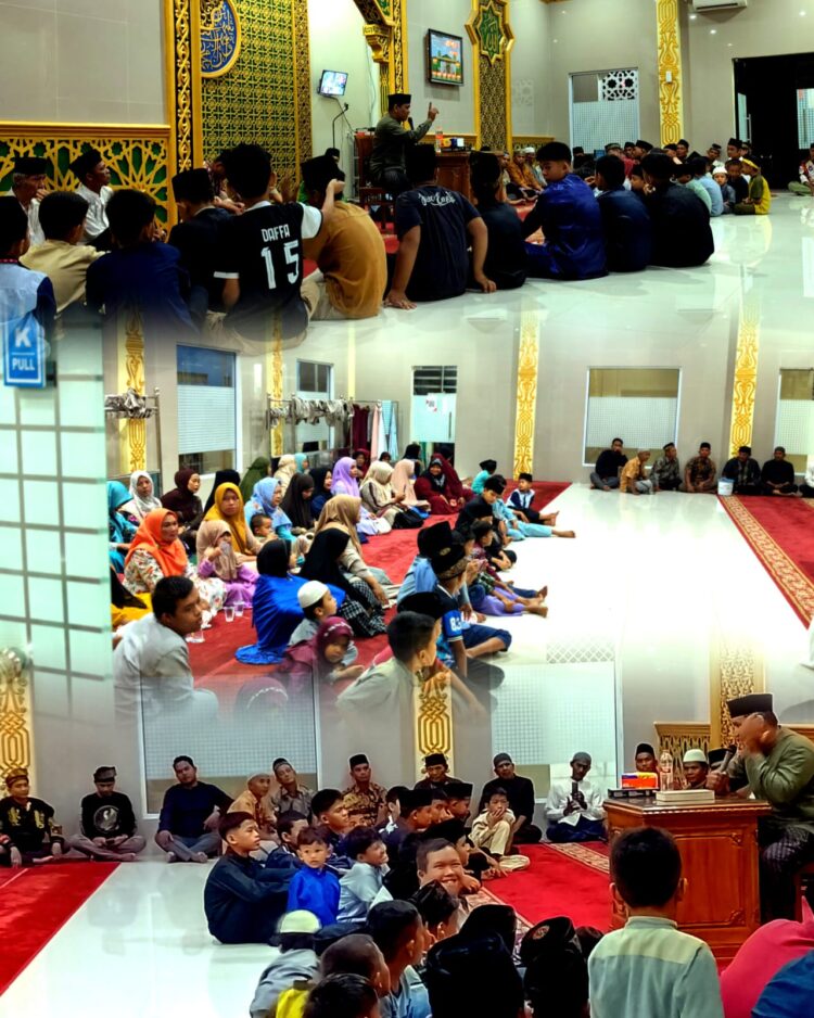 Momentum Isra’ Mi’raj, Yayasan Tanjak Bertuah Tebar Kepedulian di Mushola Nurul Jannah