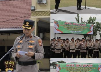 Polres Kampar Siagakan Bhabinkamtibmas Hadapi Bencana