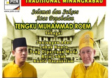 Sah,Tengku Muhammad Roem di Nobatkan Sebagai Junjungan Adar Raja Luhak Kunto Darussalam