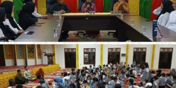Edukasi Serentak,LAMR Terima Dua Kunjungan Memperkuat Nilai – nilai Adat dan Budaya