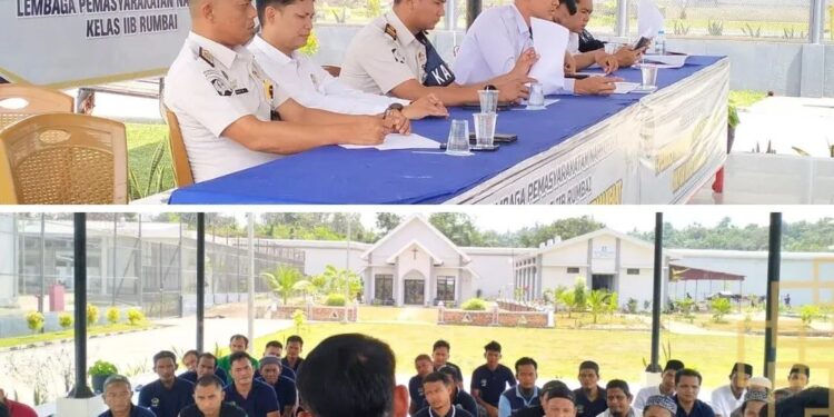 Sidang TPP Lapas Narkotika Rumbai Bahas Usulan Program Pembinaan dan Integrasi WBP