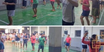 Senam Sehat Rutin Di Lapas Narkotika Rumbai Tingkatkan Kebugaran dan Kebersamaan WBP