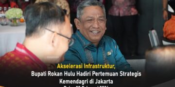 Akselerasi Infrastruktur, Bupati Rokan Hulu Hadiri Pertemuan Strategis Kemendagri di Jakarta
