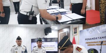 Siap WBK/WBBM 2026, Lapas Pasir Pangarayan Lakukan Penandatanganan Komitmen Bersama Pencanangan Pembangunan ZI
