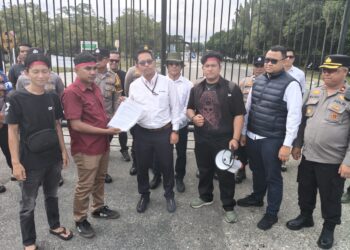 Aksi di Kantor PHR, Sinergi Pemuda Riau Desak Penegakan Sanksi terhadap PT Bormindo Nusantara