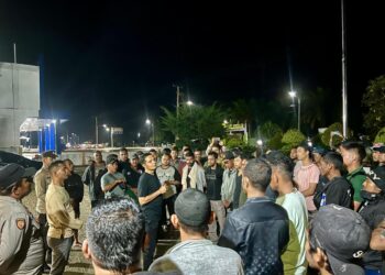 Polres Rokan Hulu mengamankan Konflik antara dua kelompok dibonai Darussalam situasi aman dan kondusif