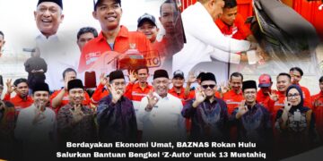 Berdayakan Ekonomi Umat, BAZNAS Rokan Hulu Salurkan Bantuan Bengkel ‘Z-Auto’ untuk 13 Mustahiq