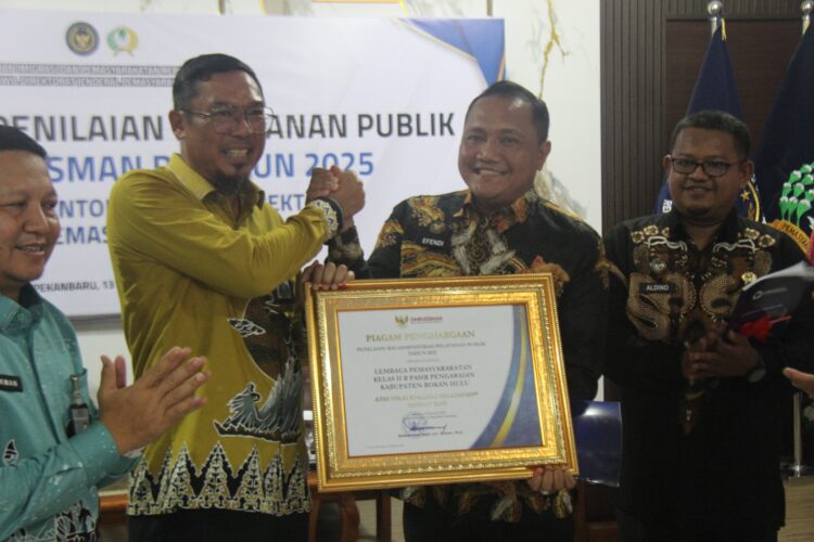Lapas Pasir Pangaraian Raih Nilai ‘Sangat Baik’ dalam Penilaian Maladministrasi Pelayanan Publik 2025 dari Ombudsman RI Perwakilan Riau
