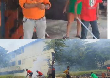 Pemuda Pancasila Ranting Kampung Dalam Gelar Gotong Royong Sambut Bulan Suci Ramadhan