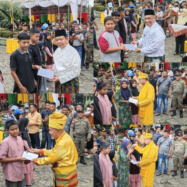 Bupati dan Wakil Bupati Bersama LAMR Rohul Laksanakan Tradisi Potang Balimau Menyambut Bulan Suci