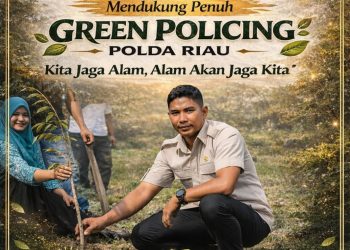 Randi Syaputra: Jejak Hijau Lestari Dukung Penuh Green Policing Polda Riau