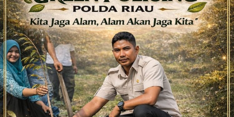 Randi Syaputra: Jejak Hijau Lestari Dukung Penuh Green Policing Polda Riau