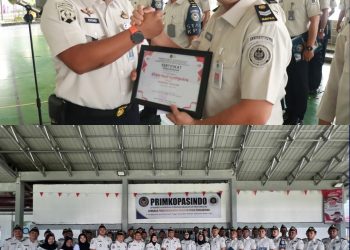 21 Pegawai Lapas Pasir Pangarayan Terima Kenaikan Pangkat, Satu Raih Penghargaan Pegawai Teladan
