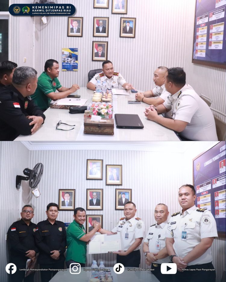 Lapas Pasir Pangarayan dan LBH Posbakum Madin Siak Teken MoU Layanan Bantuan Hukum