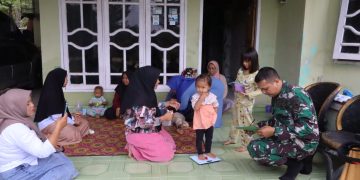 TMMD Ke-127 Kodim 0301/Pekanbaru Perkuat Peran TNI dalam Percepatan Penanganan Stunting