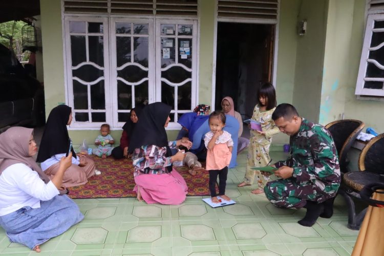 TMMD Ke-127 Kodim 0301/Pekanbaru Perkuat Peran TNI dalam Percepatan Penanganan Stunting